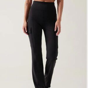 Athleta - Delancey Straight Leg Cargo Pant, XL Black